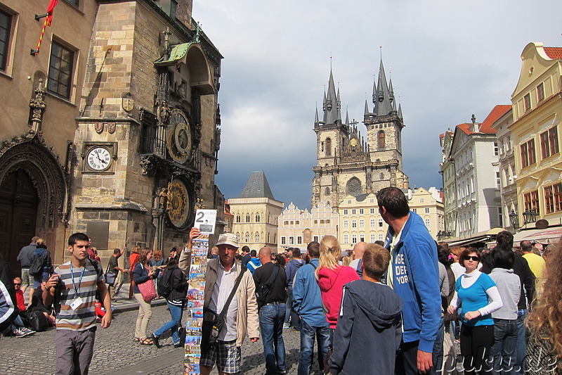 Eindrücke aus der Innenstadt von Prag, Tschechien