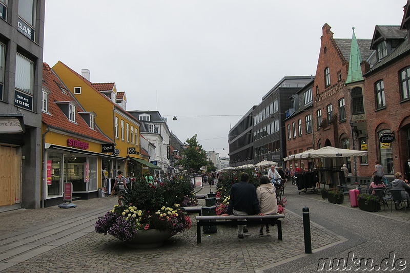 Eindrücke aus der Innenstadt von Roskilde, Dänemark