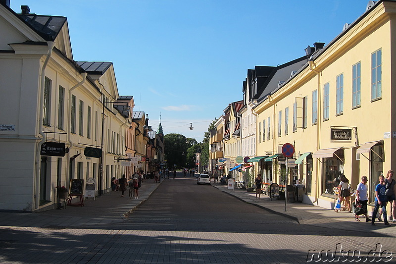 Eindrücke aus der Innenstadt von Uppsala, Schweden