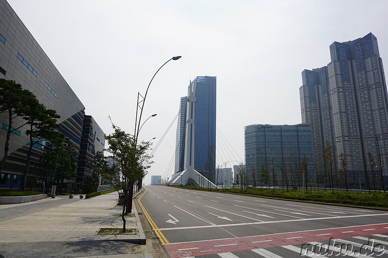 Eindrücke aus der Planstadt Songdo New City in Incheon, Korea