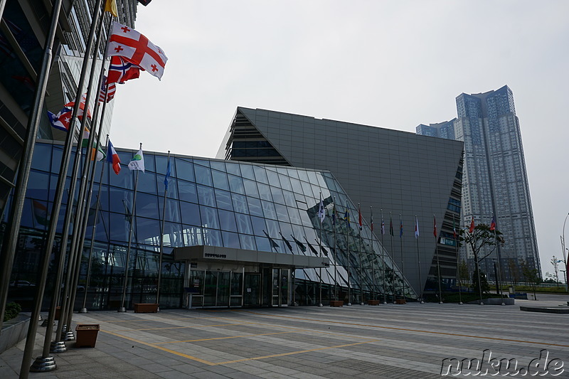 Eindrücke aus der Planstadt Songdo New City in Incheon, Korea