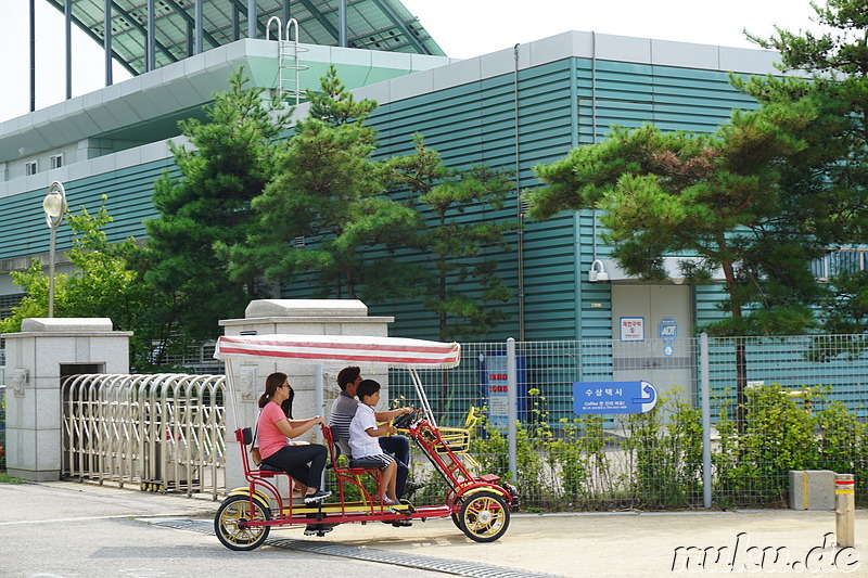 Eindrücke aus der Planstadt Songdo New City in Incheon, Korea