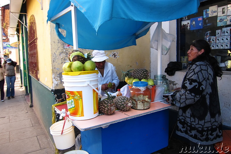 Eindrücke aus Puno am Titicaca-See in Peru