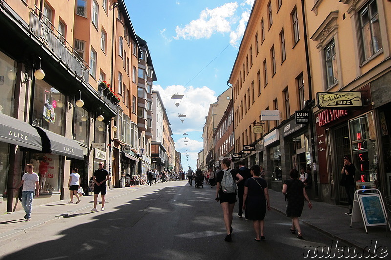 Eindrücke aus Soedermalm und Langholmen in Stockholm, Schweden
