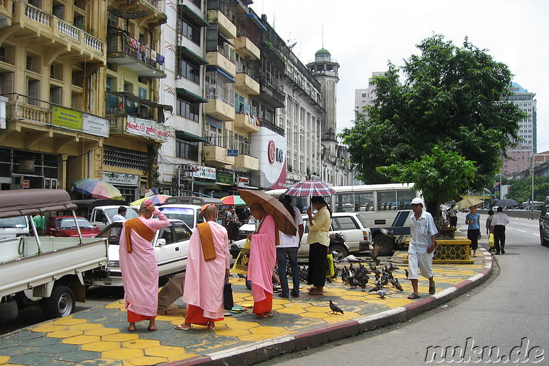 Eindrücke aus Yangon, Myanmar (Rangun, Burma)