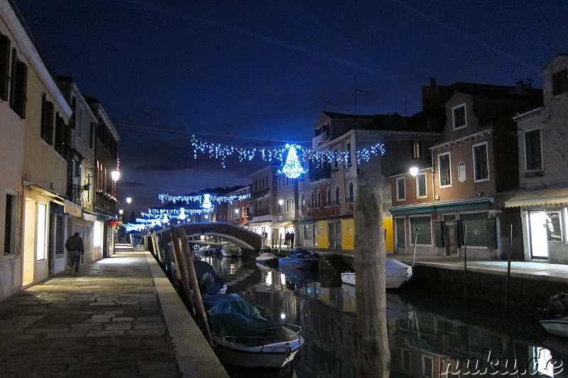 Eindrücke von der für Glaskunst berühmten Insel Murano von Venedig, Italien