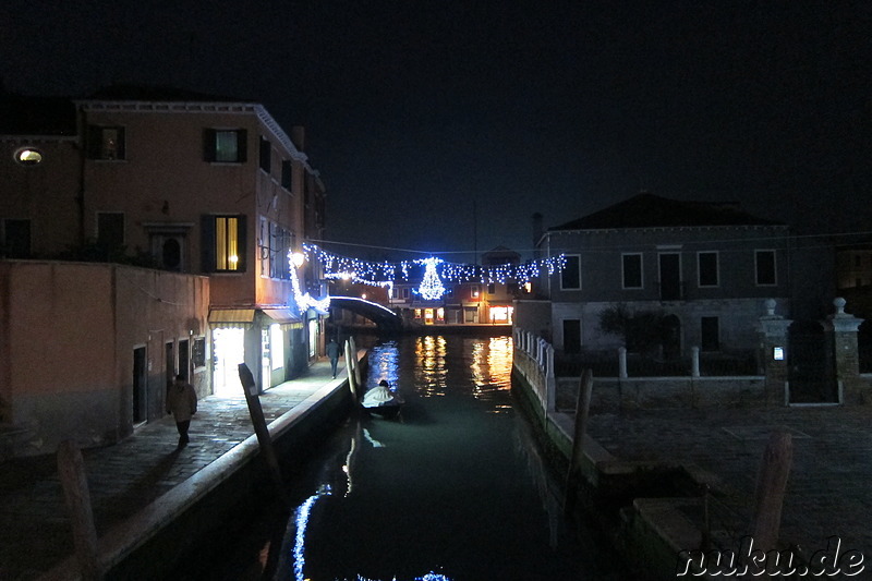 Eindrücke von der für Glaskunst berühmten Insel Murano von Venedig, Italien