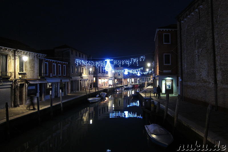 Eindrücke von der für Glaskunst berühmten Insel Murano von Venedig, Italien