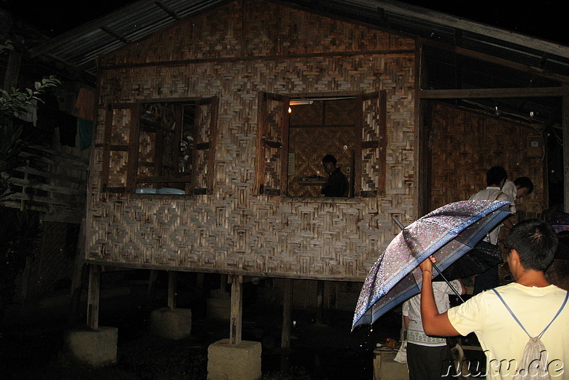 Einfaches Haus eines burmesischen Angestelltens
