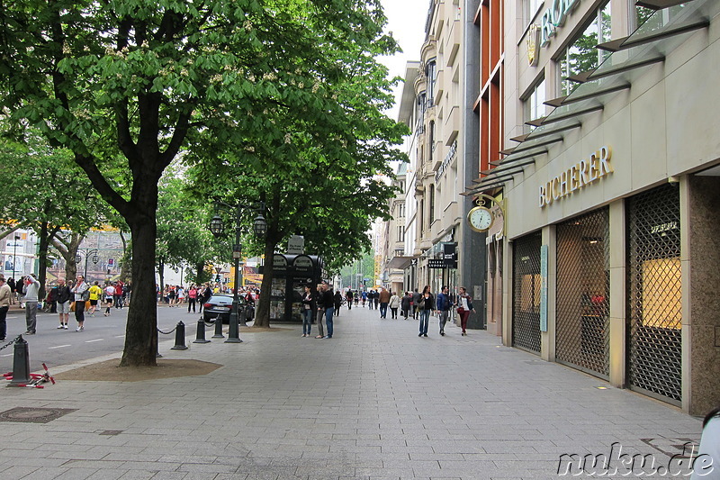 Einkaufsparadies Königsallee - Luxusstrasse Düsseldorf