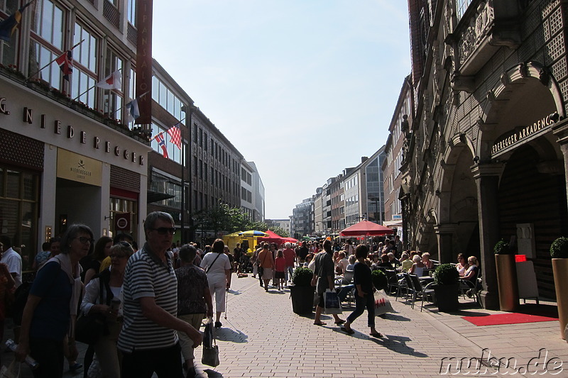 Einkaufsviertel in der Lübecker Altstadt