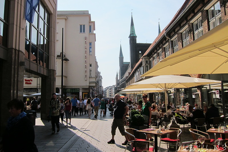 Einkaufsviertel in der Lübecker Altstadt