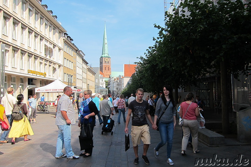 Einkaufsviertel in der Lübecker Altstadt