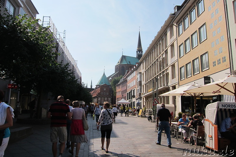 Einkaufsviertel in der Lübecker Altstadt