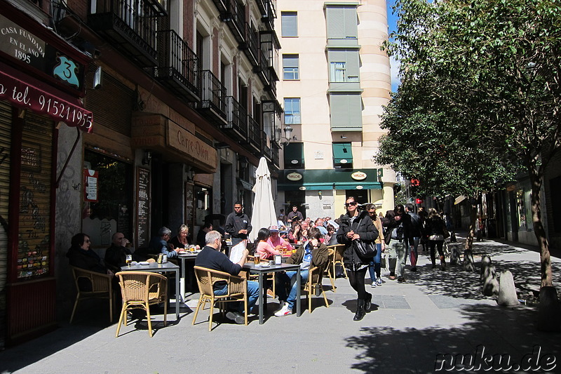 Einkaufsviertel in Madrid, Spanien