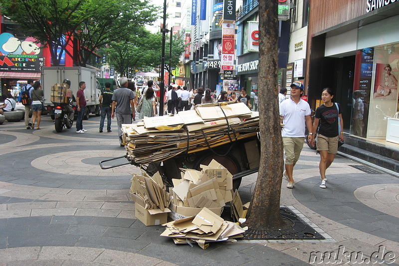 Einkaufsviertel Myeongdong, Seoul, Korea