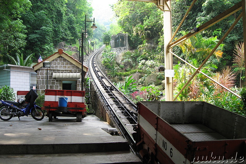 Eisenbahnstation am Penang Hill, Malaysia