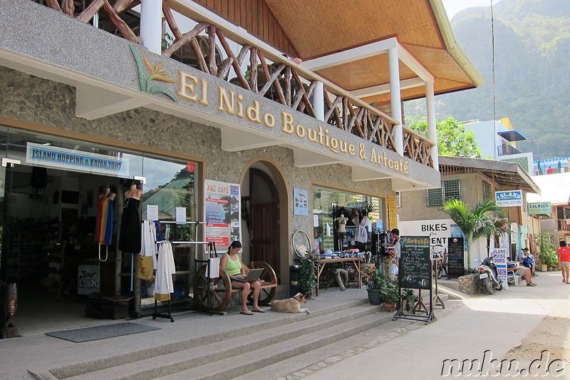 El Nido Boutique & Artcafe in El Nido, Palawan, Philippinen