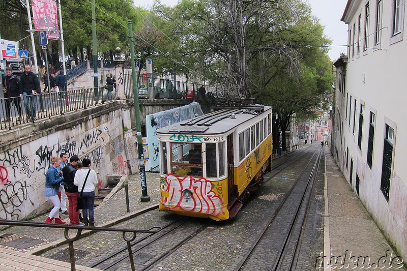 Elevador da Gloria in Lissabon, Portugal