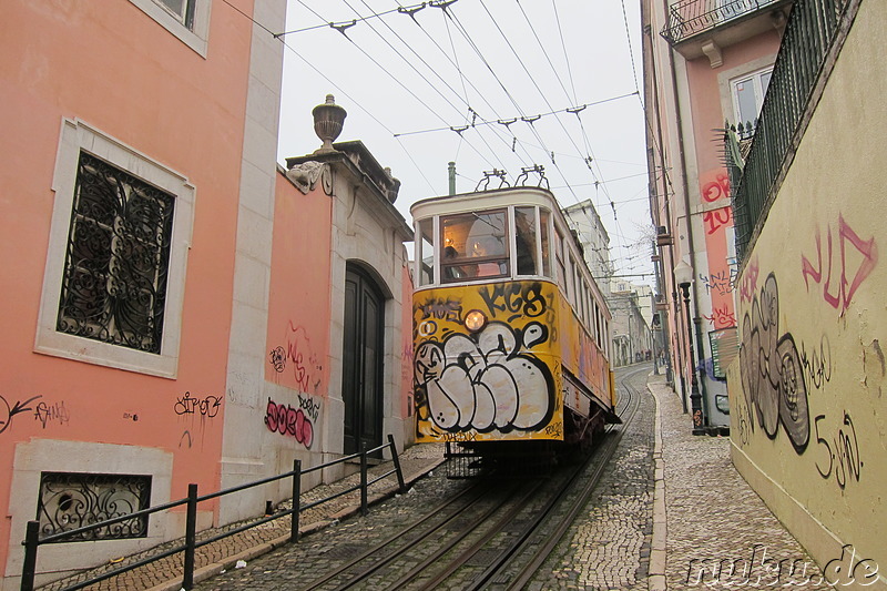 Elevador da Gloria in Lissabon, Portugal