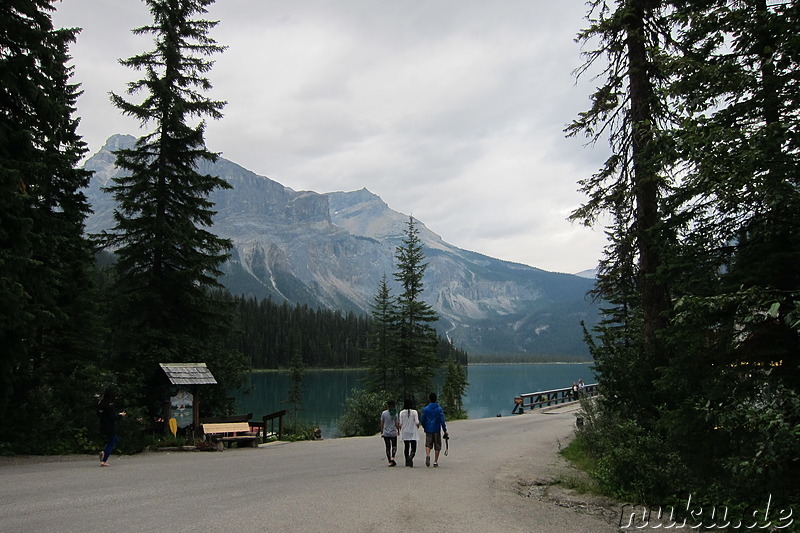 Emerald Lake - See im Yoho National Park in British Columbia, Kanada