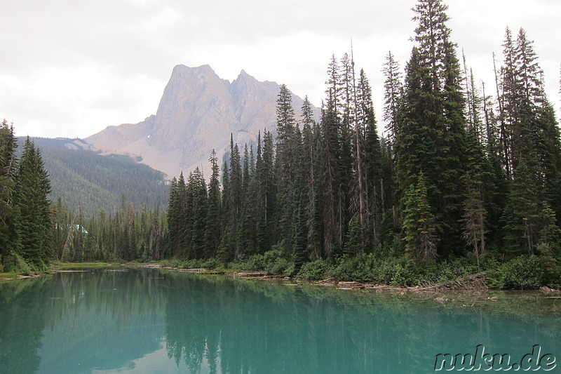 Emerald Lake - See im Yoho National Park in British Columbia, Kanada