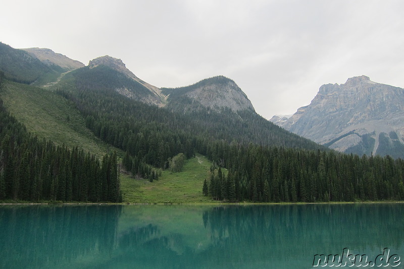 Emerald Lake - See im Yoho National Park in British Columbia, Kanada