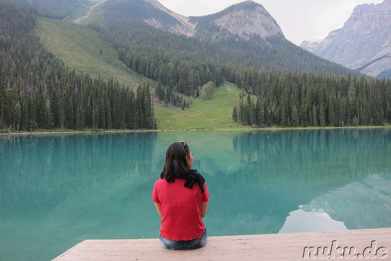 Emerald Lake - See im Yoho National Park in British Columbia, Kanada