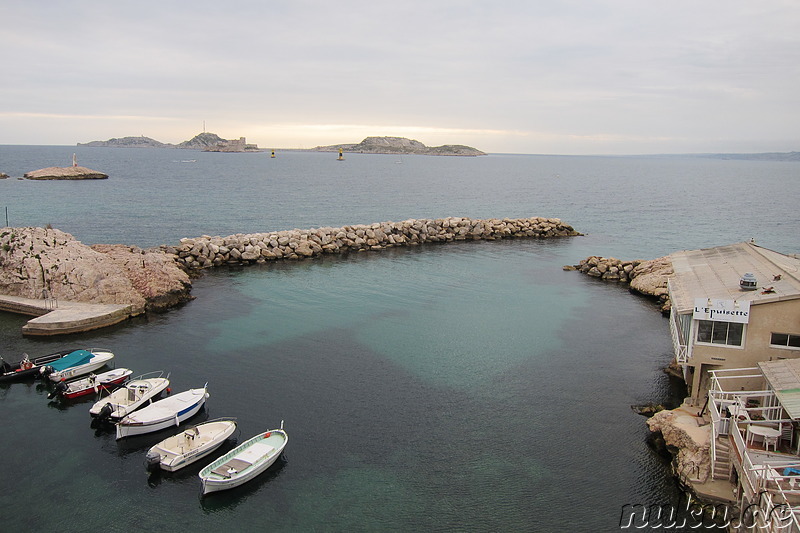 Entlang der John F. Kennedy Street in Marseille, Frankreich