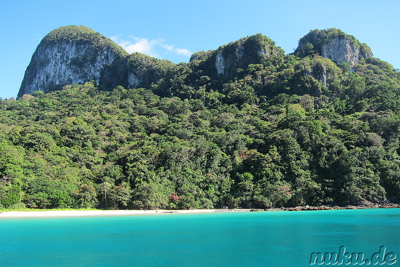 Erkundungsfahrt durch das Bacuit Archipelago, Palawan, Philippinen