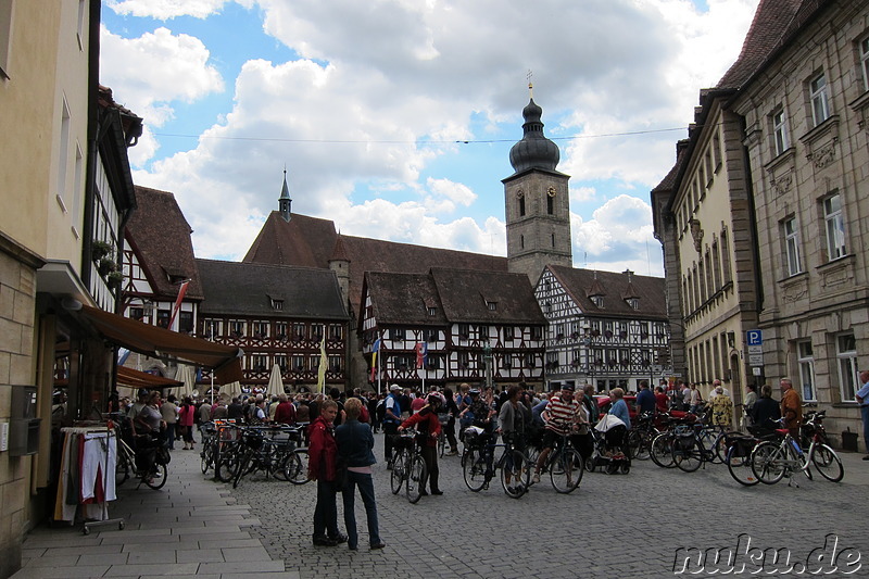 Eröffnungszeremonie auf dem Rathausplatz in Forchheim