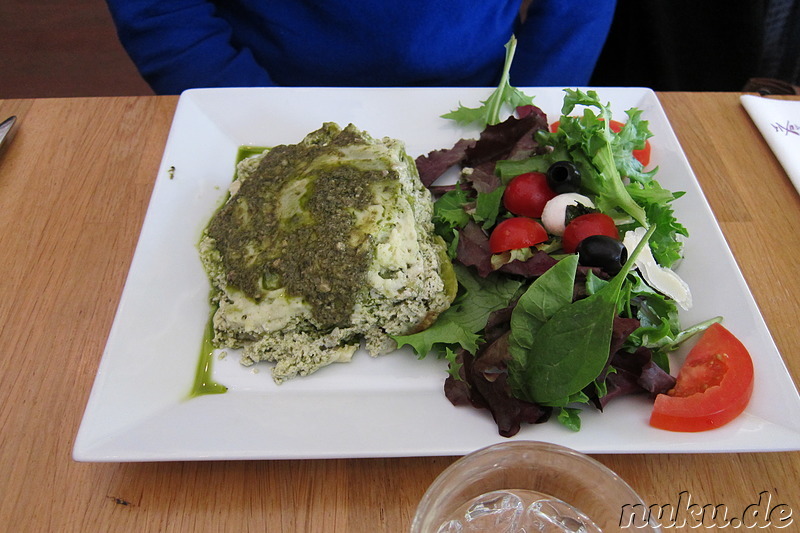 Essen beim Italiener am Jardin du Luxembourg in Paris