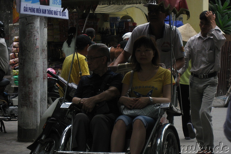 Fahrradrikscha in Hanoi, Vietnam