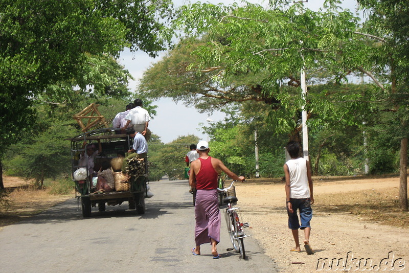 Fahrradtour in Bagan, Myanmar