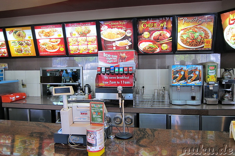 Fastfoodkette Chowking in Manila, Philippinen