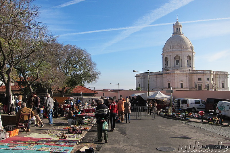 Feira da Ladra - Flohmarkt in Lissabon, Portugal