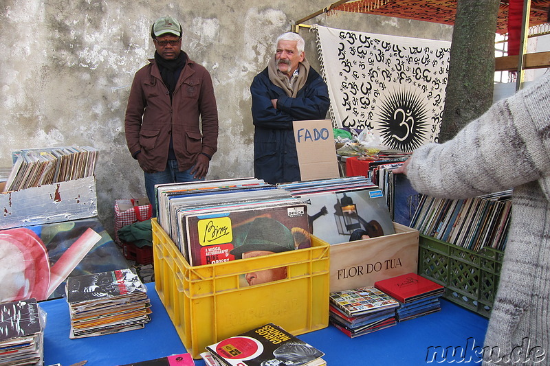 Feira da Ladra - Flohmarkt in Lissabon, Portugal