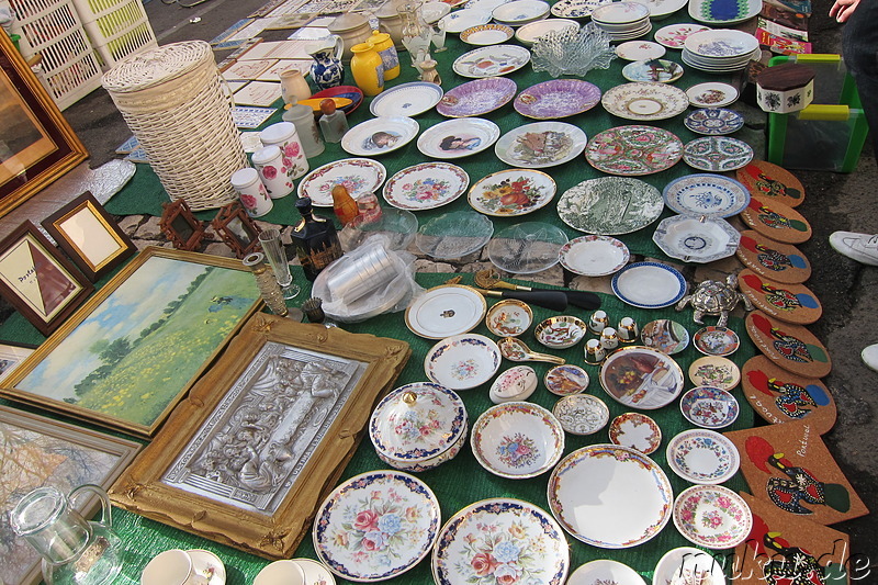 Feira da Ladra - Flohmarkt in Lissabon, Portugal