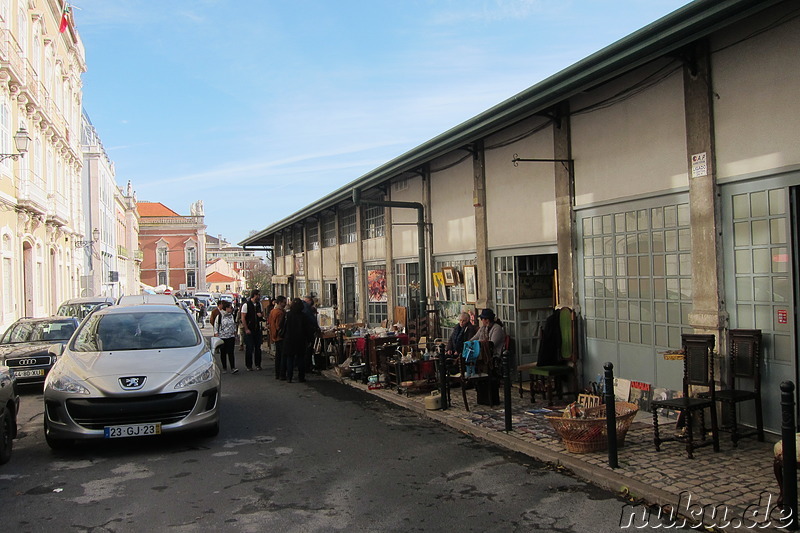 Feira da Ladra - Flohmarkt in Lissabon, Portugal