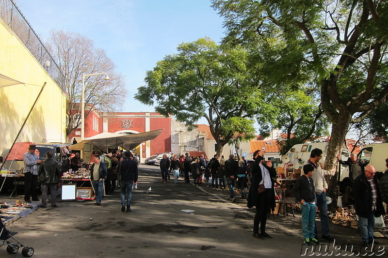 Feira da Ladra - Flohmarkt in Lissabon, Portugal