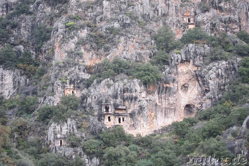 Felsengräber in Myra, Türkei