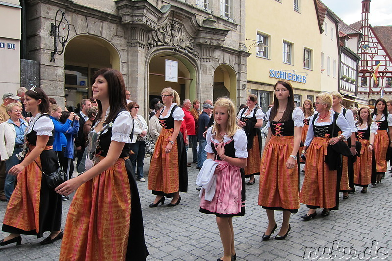 Festzug durch Forchheim zum Kellerwald