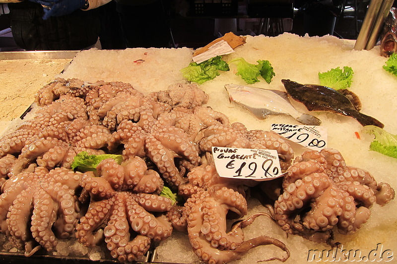 Fischmarkt in Venedig, Italien