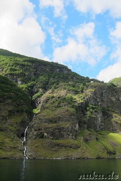 Fjordkreuzfahrt von Gudvangen nach Flam in Norwegen