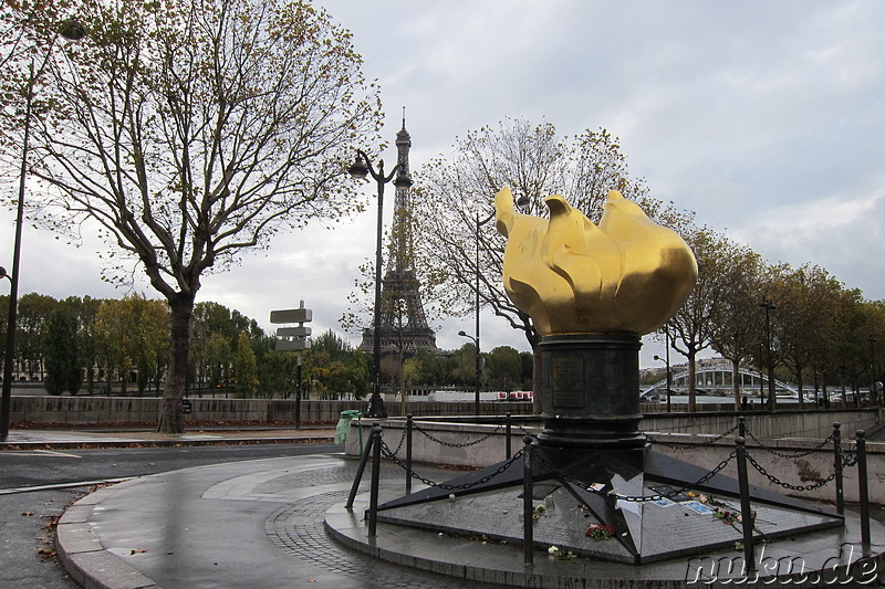 Flame of Liberty in Paris, Frankreich