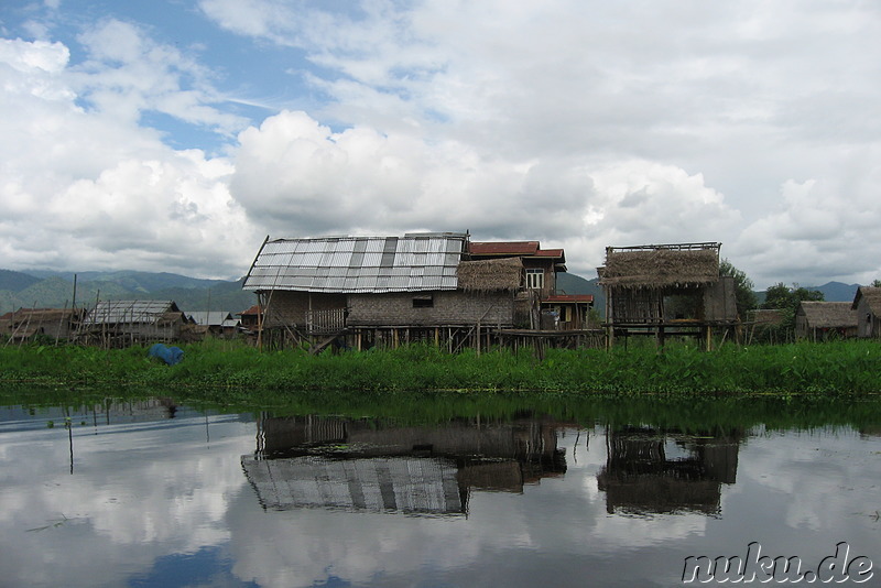 Floating Gardens auf dem Inle Lake, Myanmar