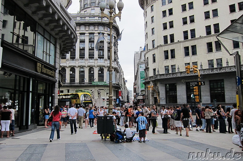 Florida Street - Zentrale Einkaufsstrasse in Buenos Aires