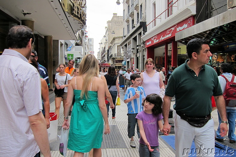 Florida Street - Zentrale Einkaufsstrasse in Buenos Aires