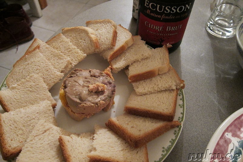 Foie Gras & Cidre - Stopfleber - französische kulinarische Spezialität