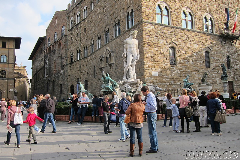 Fontana di Nettuno - Neptunbrunnen in Florenz, Italien